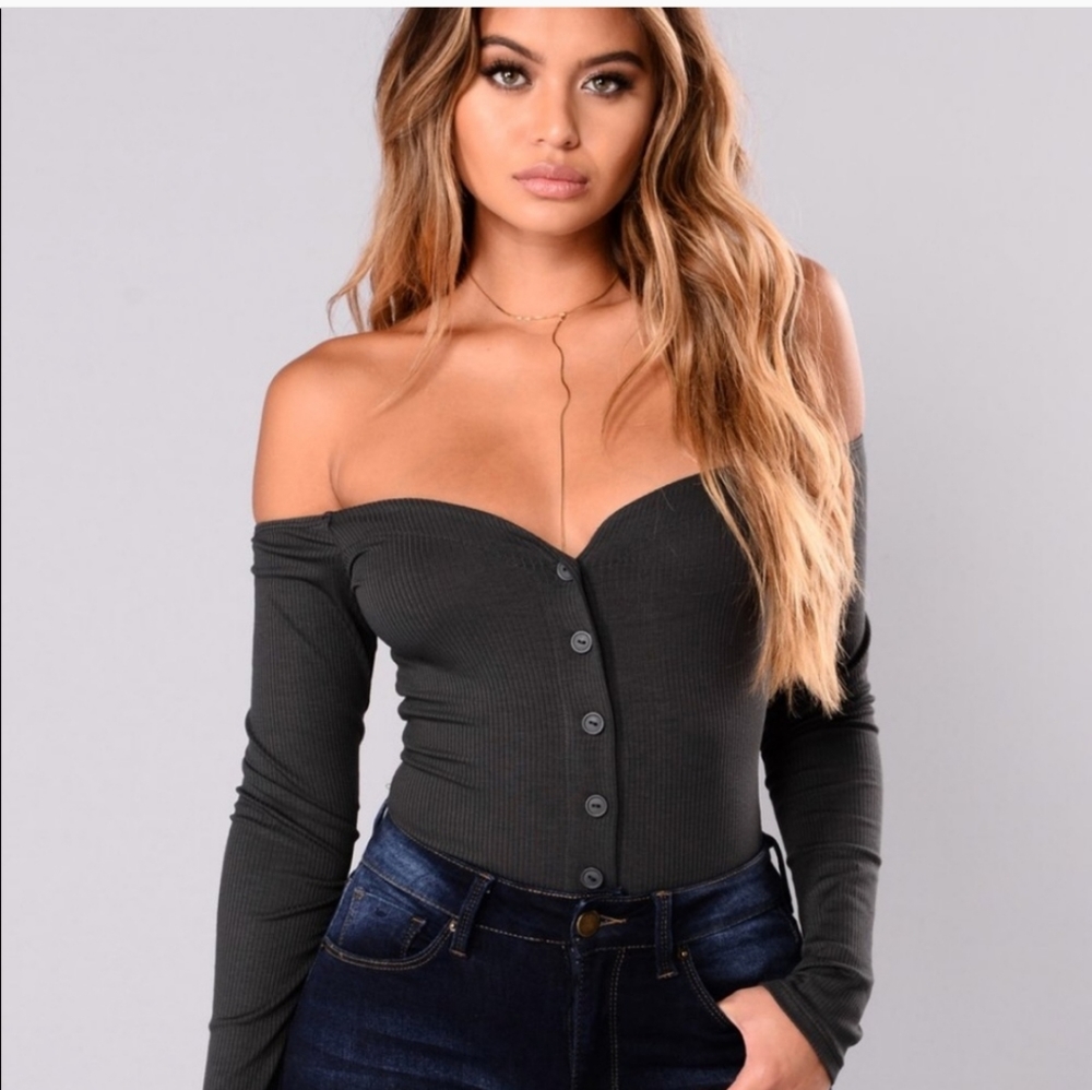 FASHION NOVA Fool in Love bodysuit